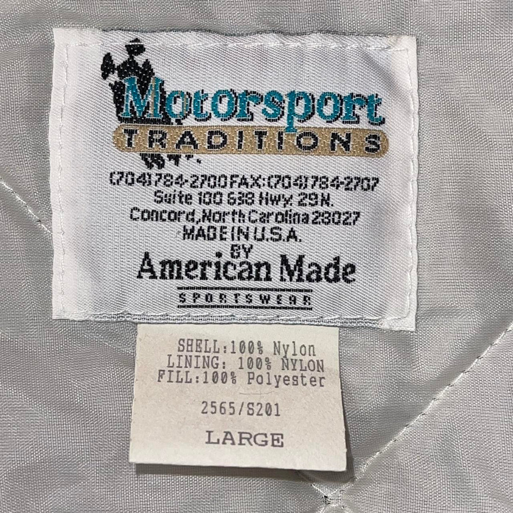 VTG NASCAR Winston Cup Series Motorsport Traditions Puffer Jacket Sz Large