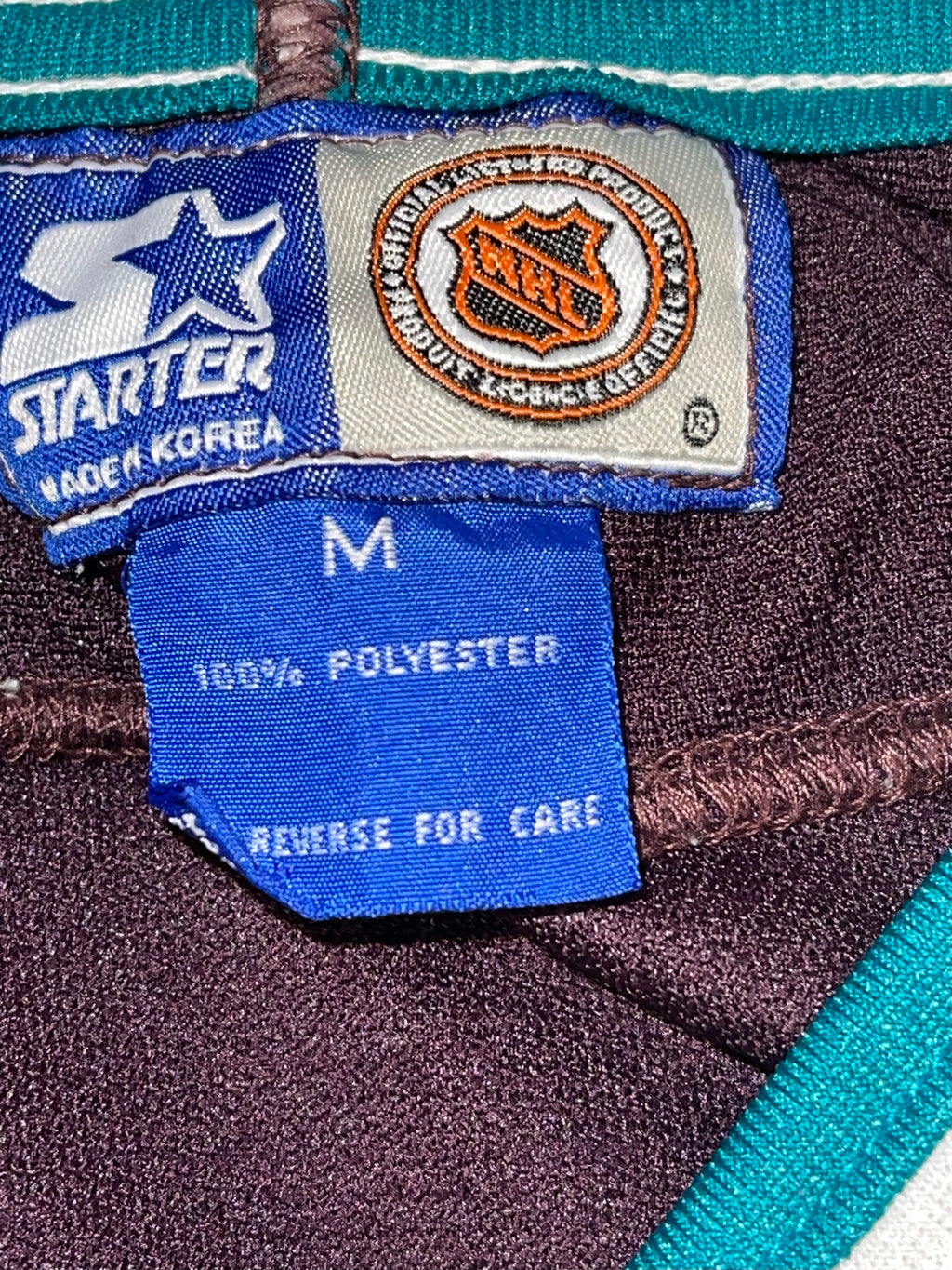 Anaheim Ducks NHL Starter Hockey Jersey Sz Medium