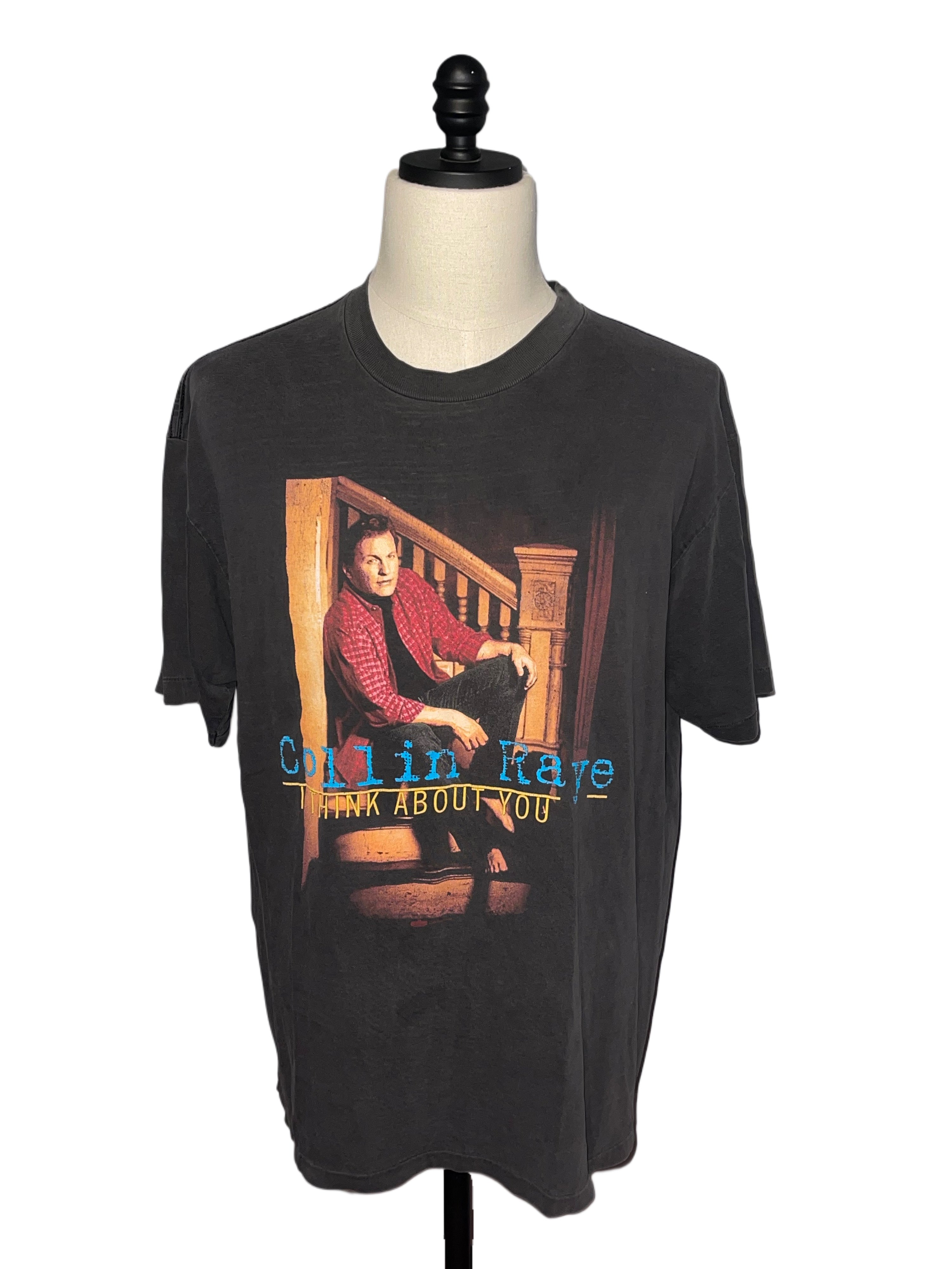VTG 1996 Collin Raye I Think About You Tour Promo Album Concerts Tee Sz XL