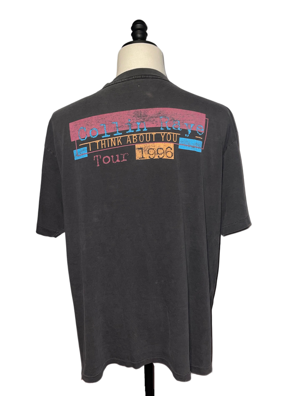 VTG 1996 Collin Raye I Think About You Tour Promo Album Concerts Tee Sz XL