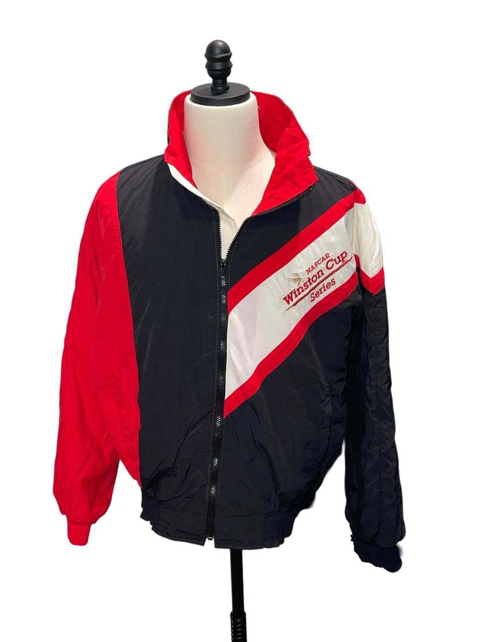 VTG NASCAR Winston Cup Series Motorsport Traditions Puffer Jacket Sz Large